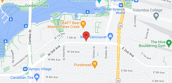 map of 901 63 W 2ND AVENUE